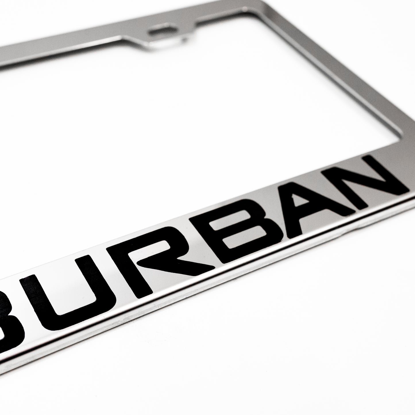 Stainless Steel License Plate Frame Holder Fits For CHEVROLET SUBURBAN
