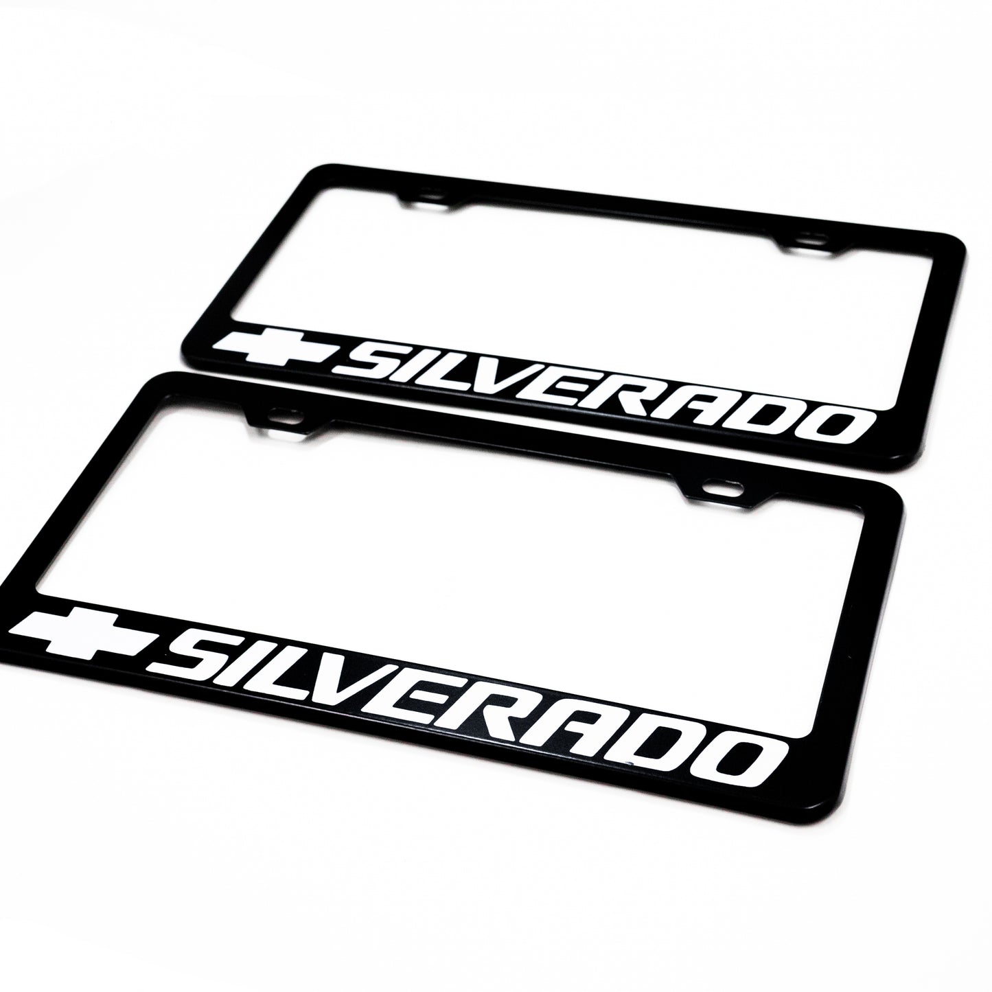 Stainless Steel License Plate Frame Holder Fits For CHEVROLET SILVERADO