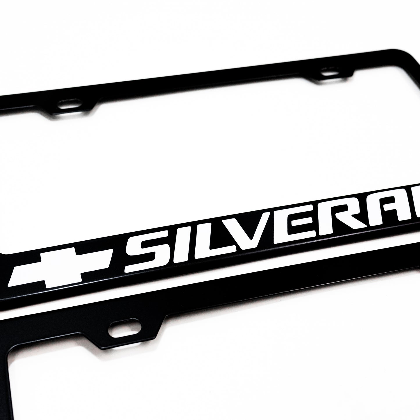 Stainless Steel License Plate Frame Holder Fits For CHEVROLET SILVERADO