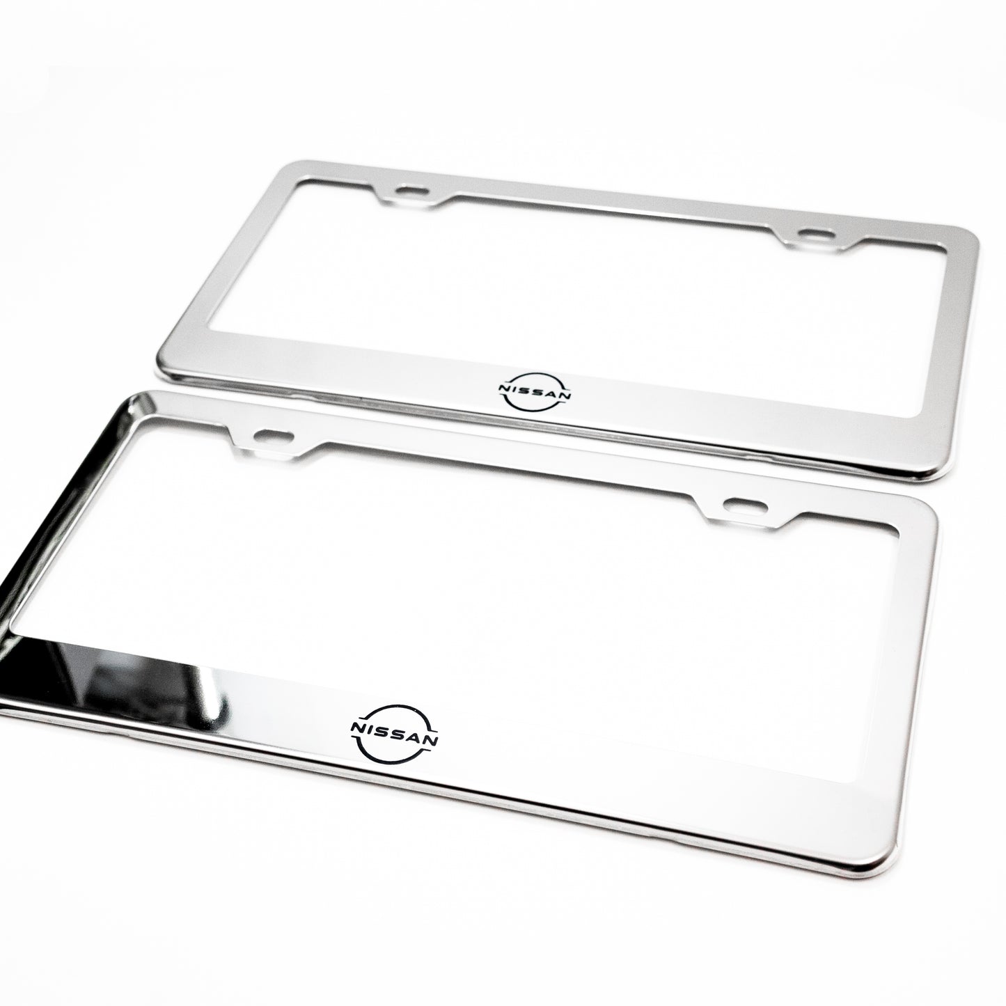 Stainless Steel License Plate Frame Holder Fits For NISSAN