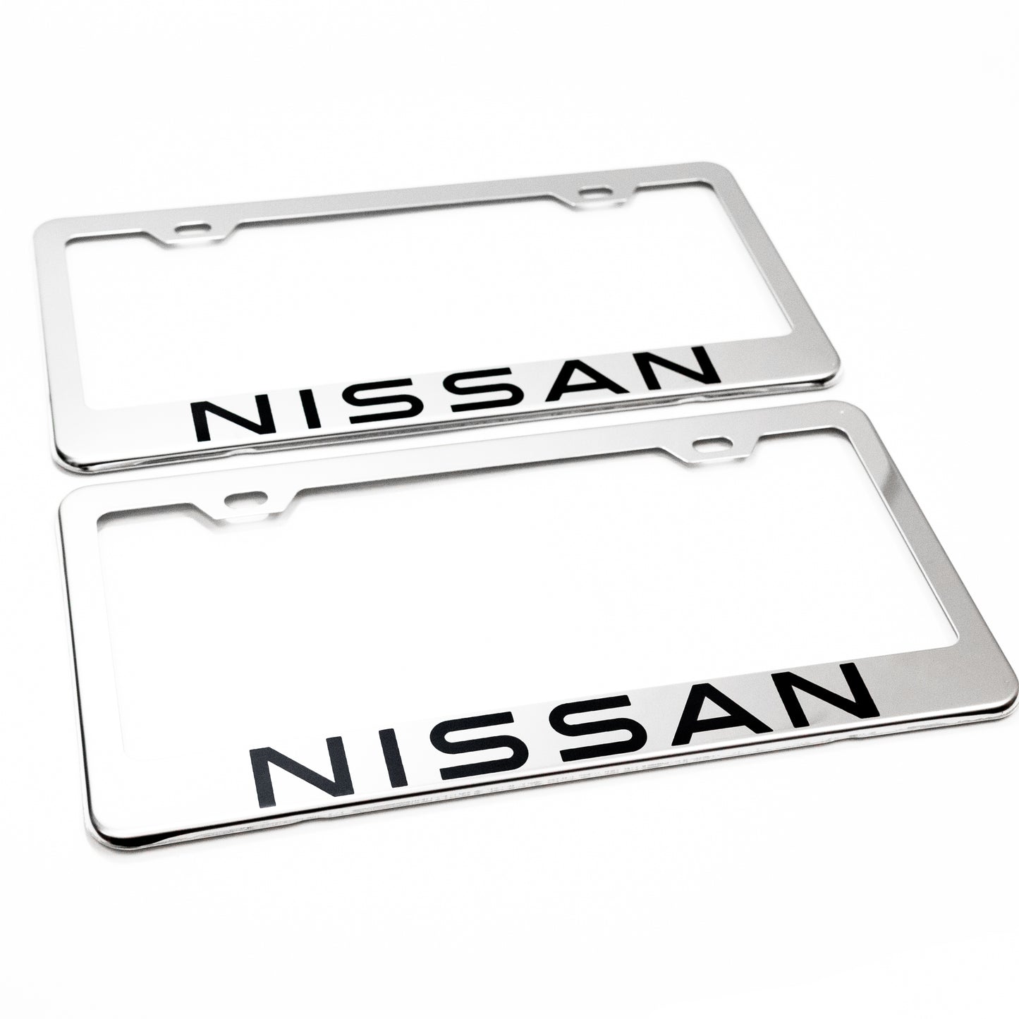 Stainless Steel License Plate Frame Holder Fits For NISSAN