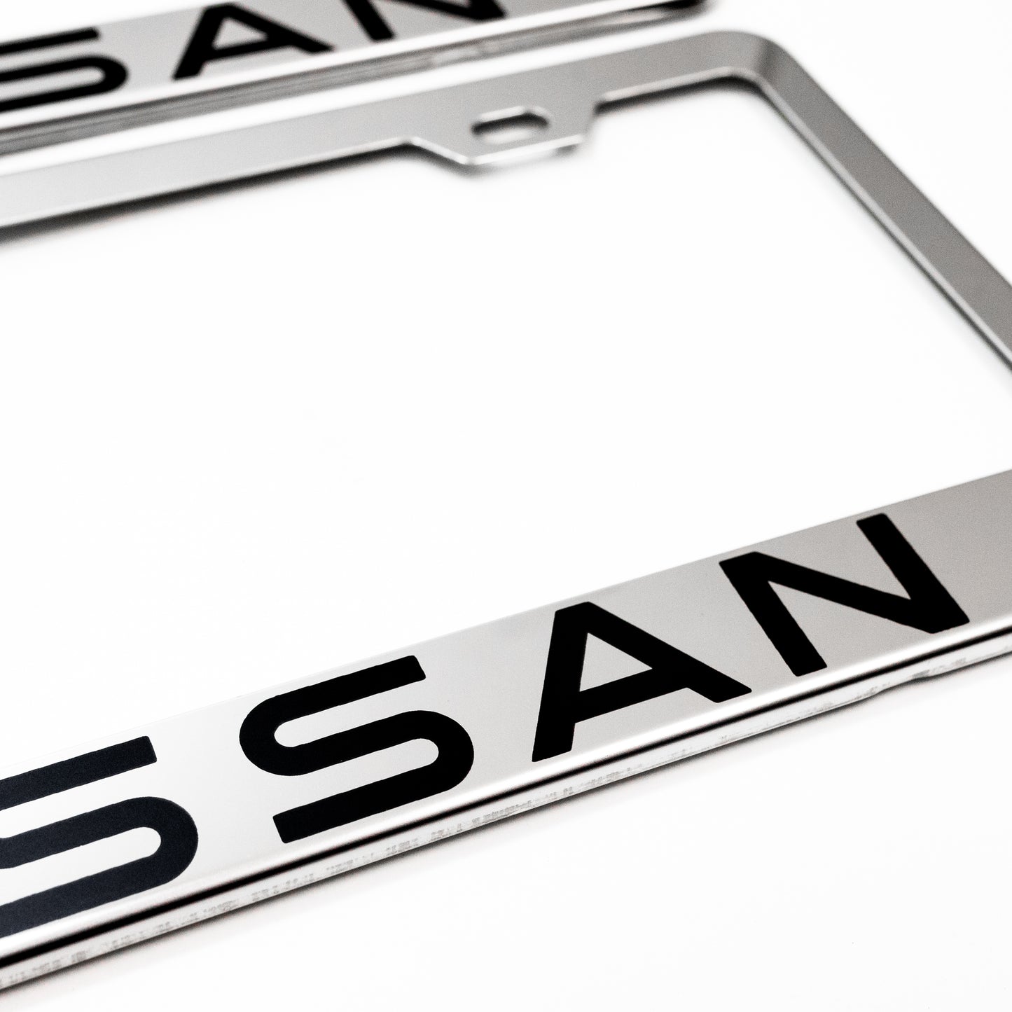 Stainless Steel License Plate Frame Holder Fits For NISSAN
