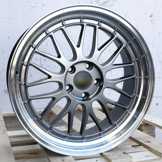 BTS-2 | BBS LM Style Wheels | Hyper Black Machined Lip
