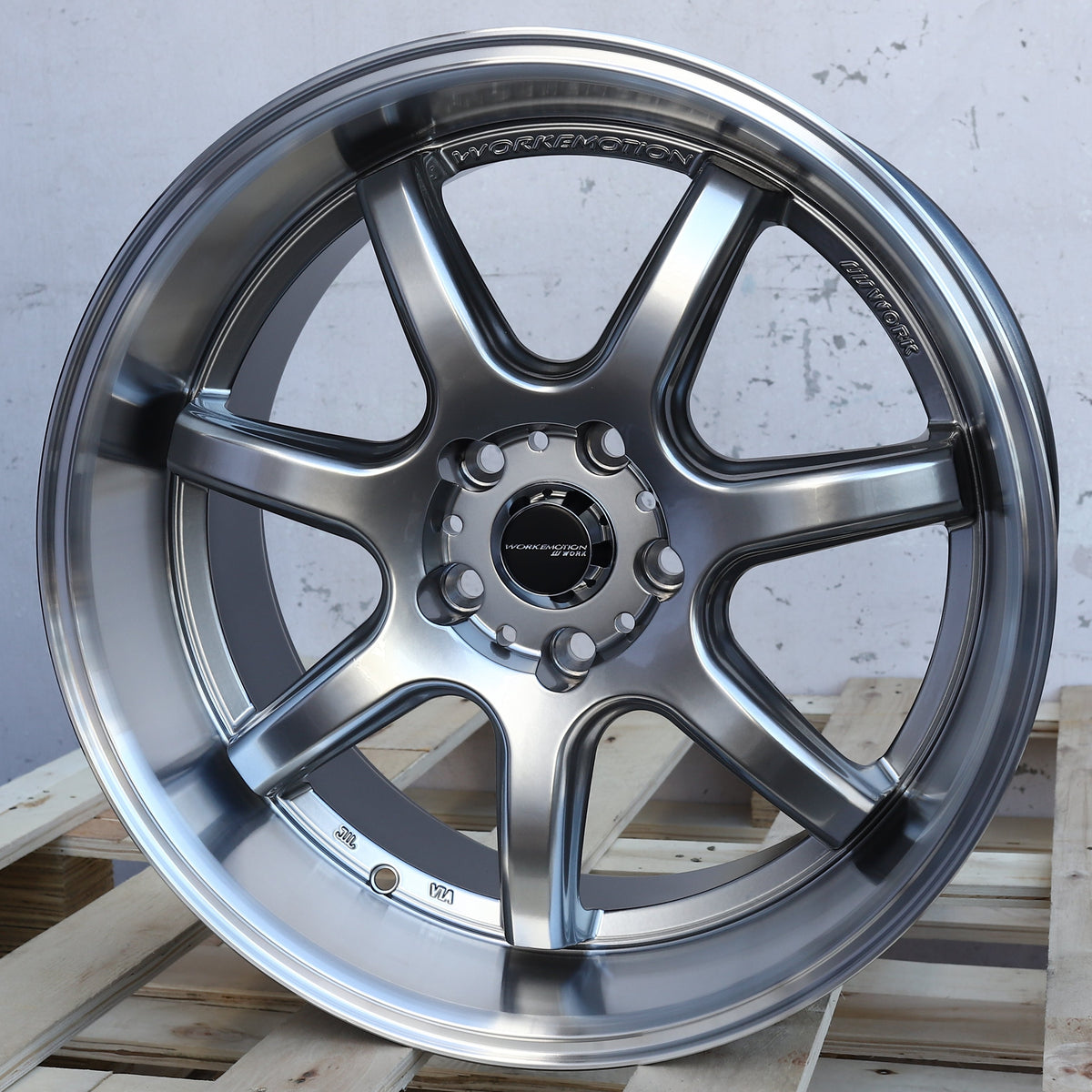 WKS-7 | Work Emotion T7R Style Wheels | Hyper Black Machined Lip
