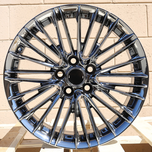 LX02 | WALD F001 Style Wheels | Black Chrome