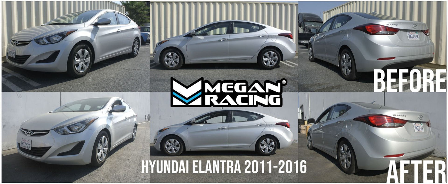 Megan Racing Lowering Springs for 2011-2016 Hyundai Elantra (Sedan Only)