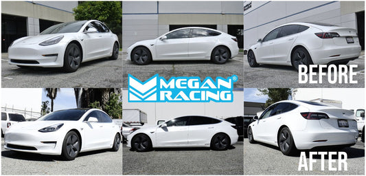 Megan Racing Lowering Springs for 2017+ Tesla Model 3 AWD (EXC RWD)