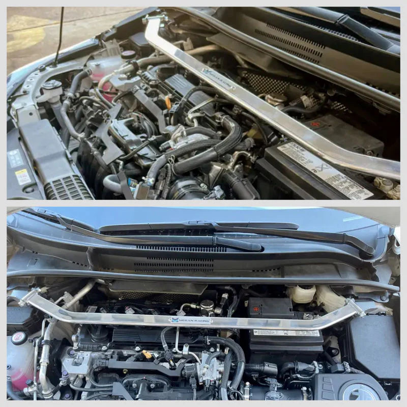 Megan Racing Race Spec Front Upper Strut Bar For 17-21 C-HR AX10/20-UP Corolla Sedan Hatchback E210 - MR-SB-TCHR17FU-1P