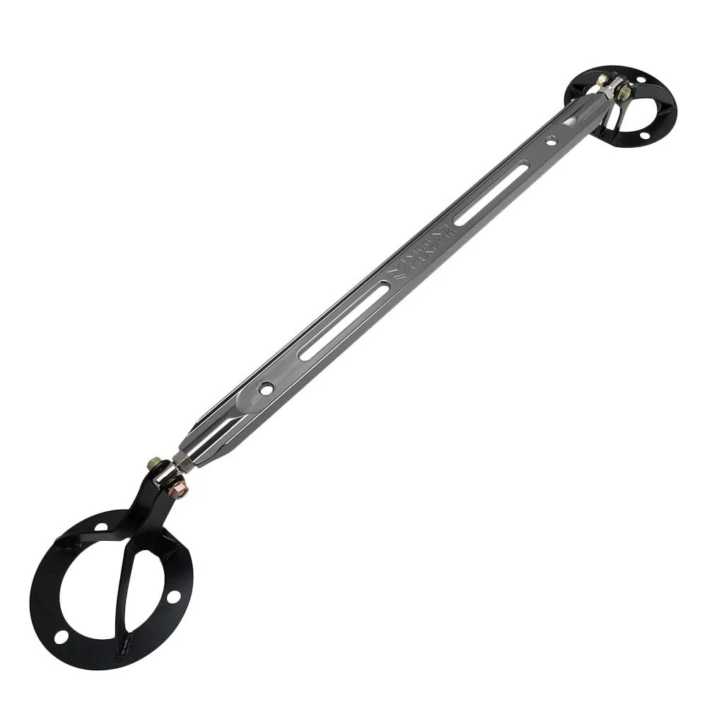 Megan Racing Gunmetal Front Upper Strut Brace Bar For 86-92 Toyota Supra A70 - MR-SB-TS8692FU-G