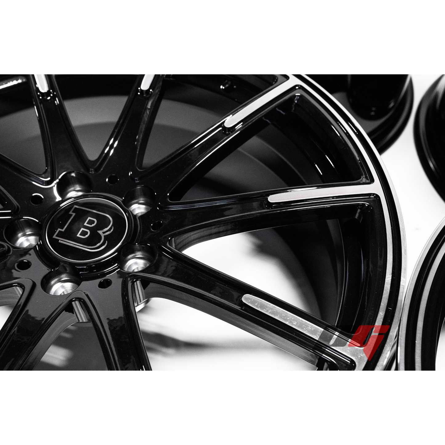 Mercedes Benz Wheels 20x8.5/20x9.5 5x112 Black Machined fit E S SL CL Class 300 350 450 550