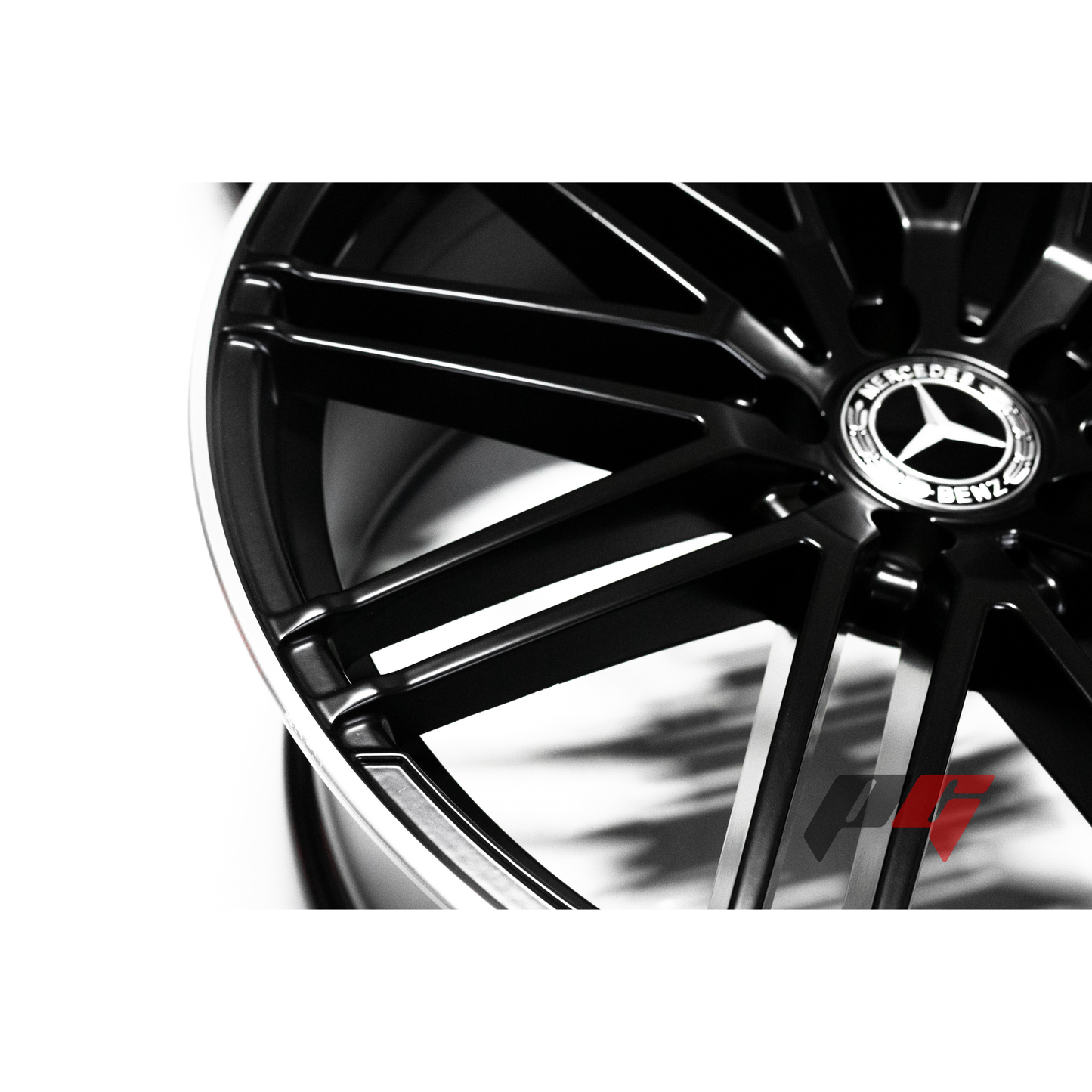 Mercedes Benz Wheels 20x8.5/20x9.5 5x112 Black Machined C E Class 250 280 300 350