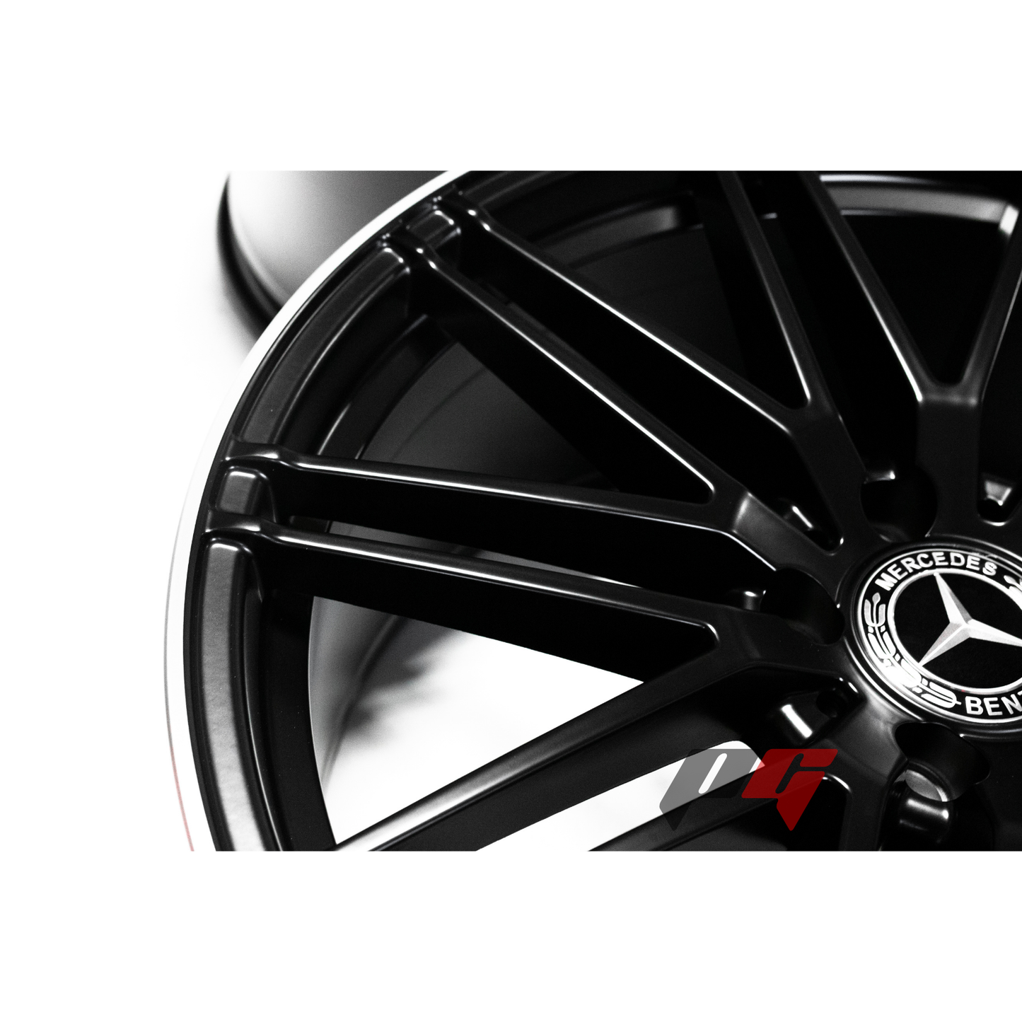 Mercedes Benz Wheels 20x8.5/20x9.5 5x112 Black Machined C E Class 250 280 300 350
