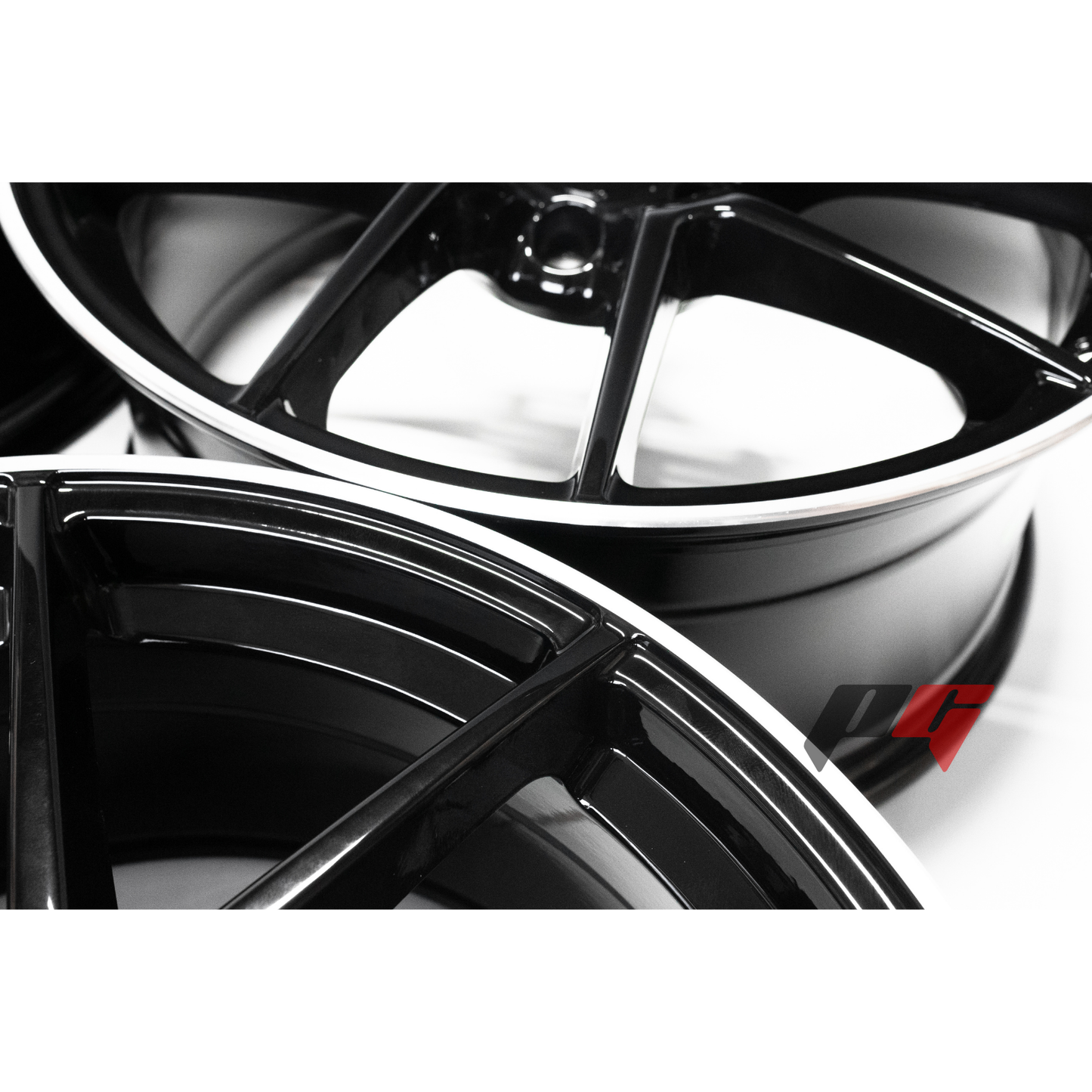Mercedes Benz Wheels 19x8/19x9 5x112 Gloss Black Machined fit A Class B Class C Class 180 200 220 300 400