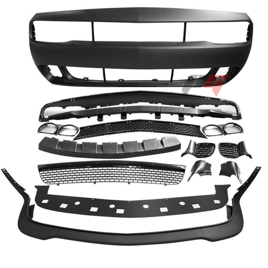 2015-2023 Dodge Challenger Front SRT-8 Hellcat Style Bumper Cover Conversion