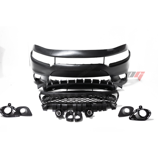 2015-2023 Dodge Charger To SRT Hellcat 2019 Style Front Bumper Cover Conversion w/ Fog Lights
