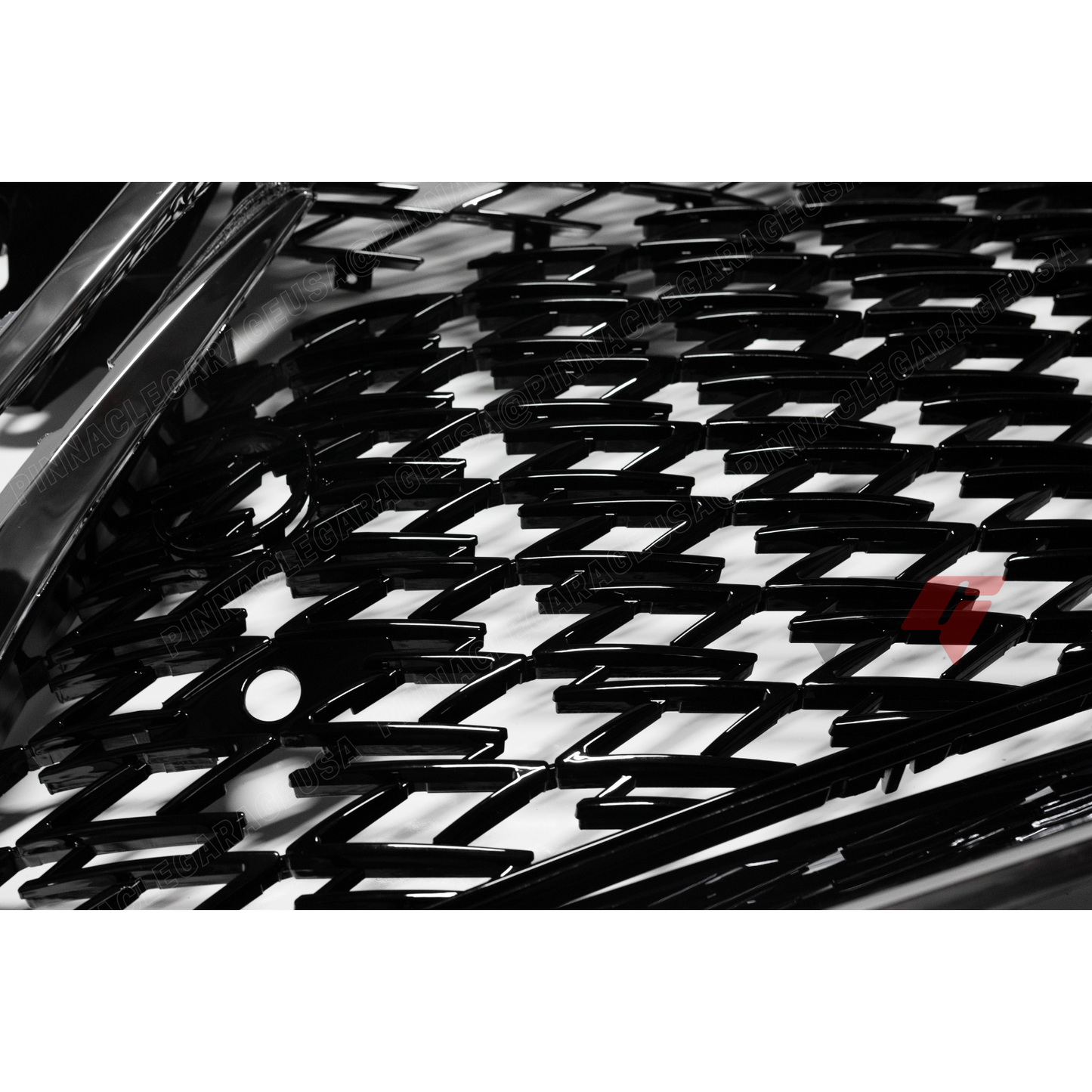 2016-2018 LEXUS ES350, ES300h F-Sport Style Front Grille with Chrome Trim
