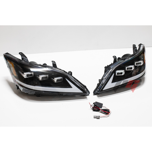 2006-2013 Lexus ES350, ES300h Triple Beam F-Sport Style LED Head Lights