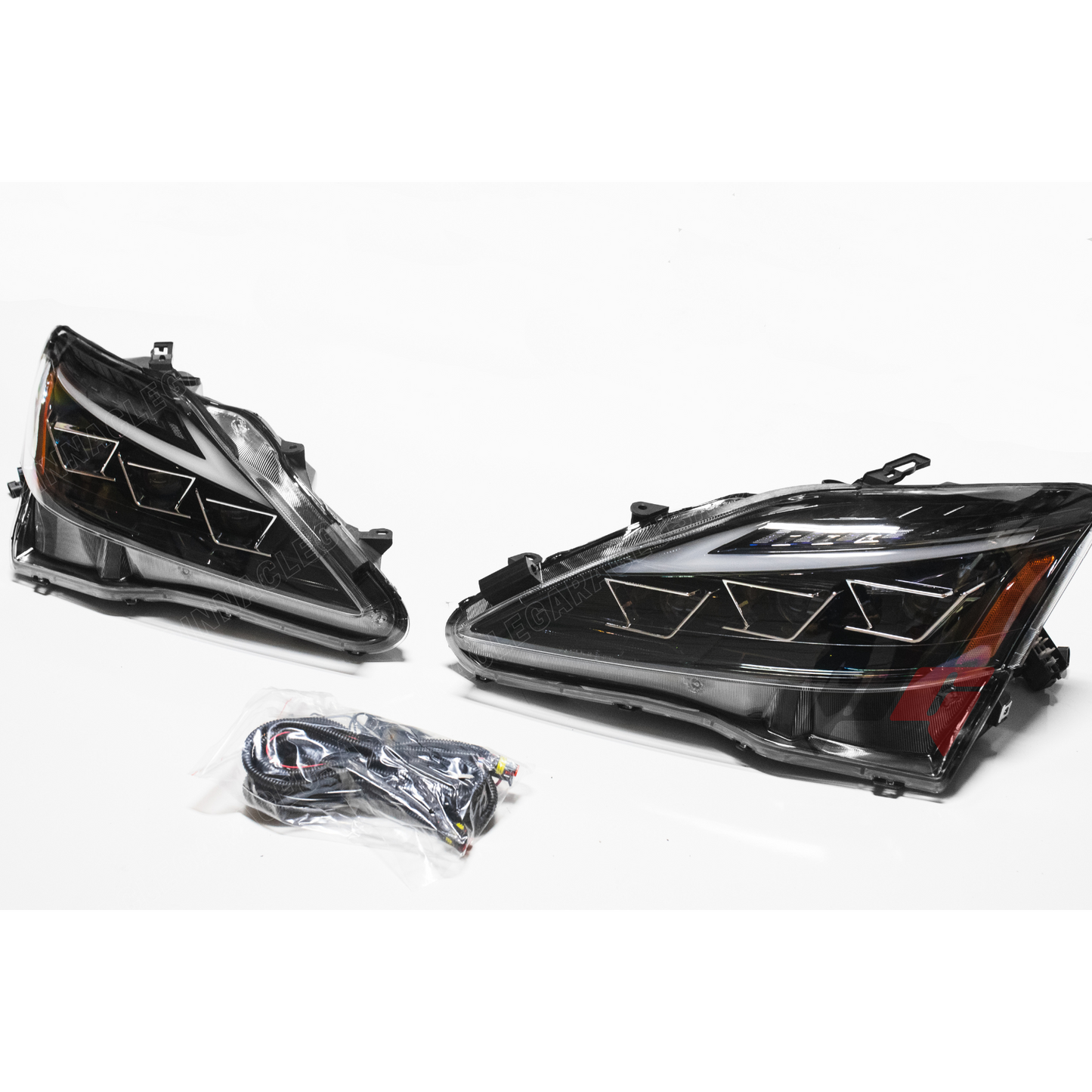 2006-2013 Lexus IS250, IS350 Triple Beam F-Sport V2 Style LED Head Lights