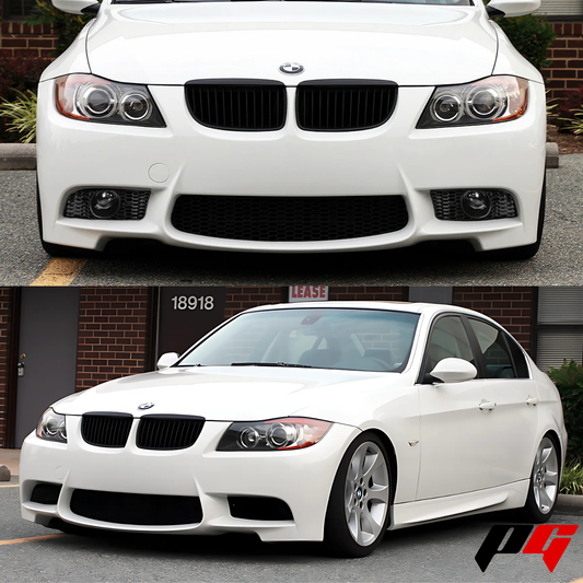 2006-2008 BMW E90 3 Series Front M3 Style Bumper w/ Fog Lights