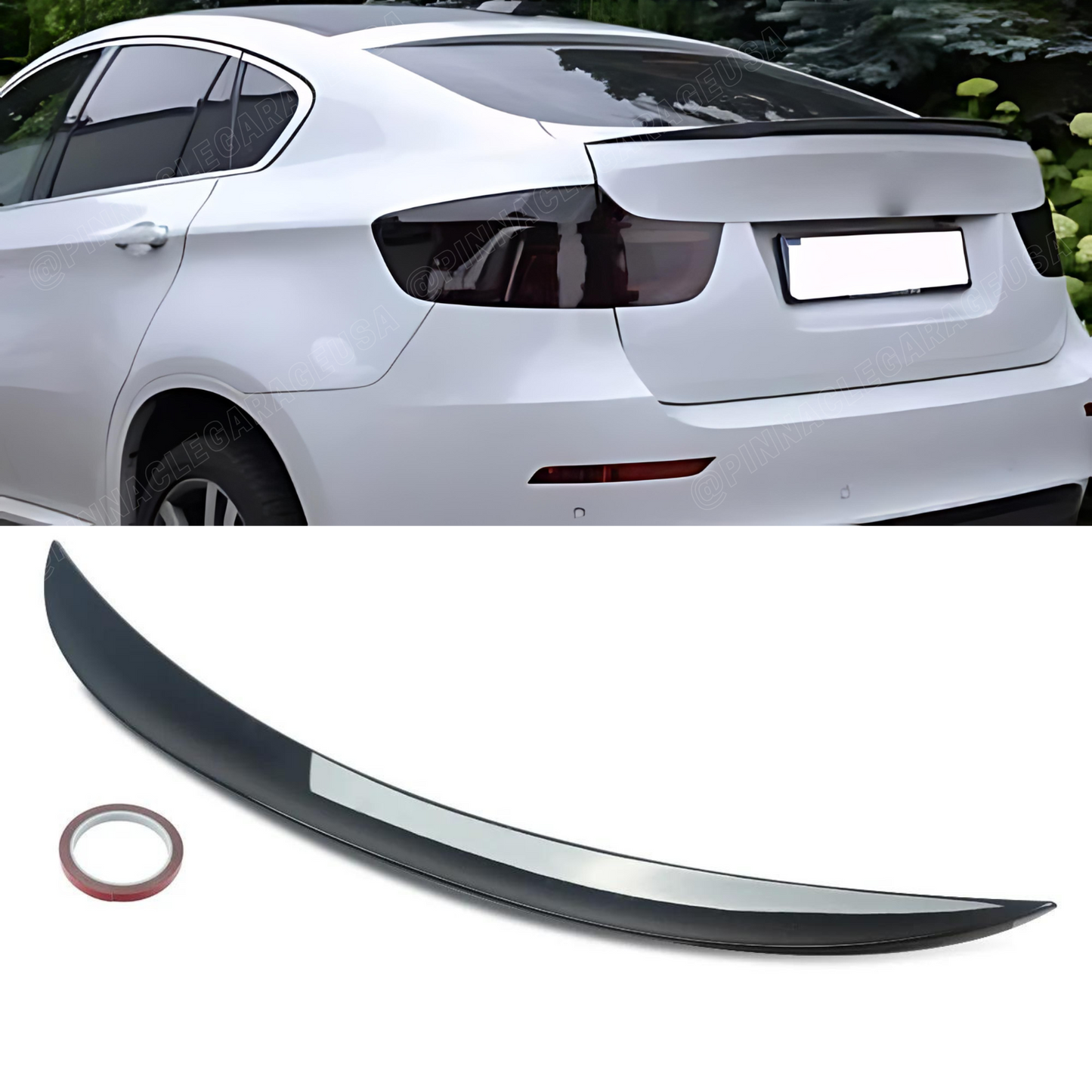 2008-2015 For BMW X6 Series E71 Rear Trunk Lip Spoiler