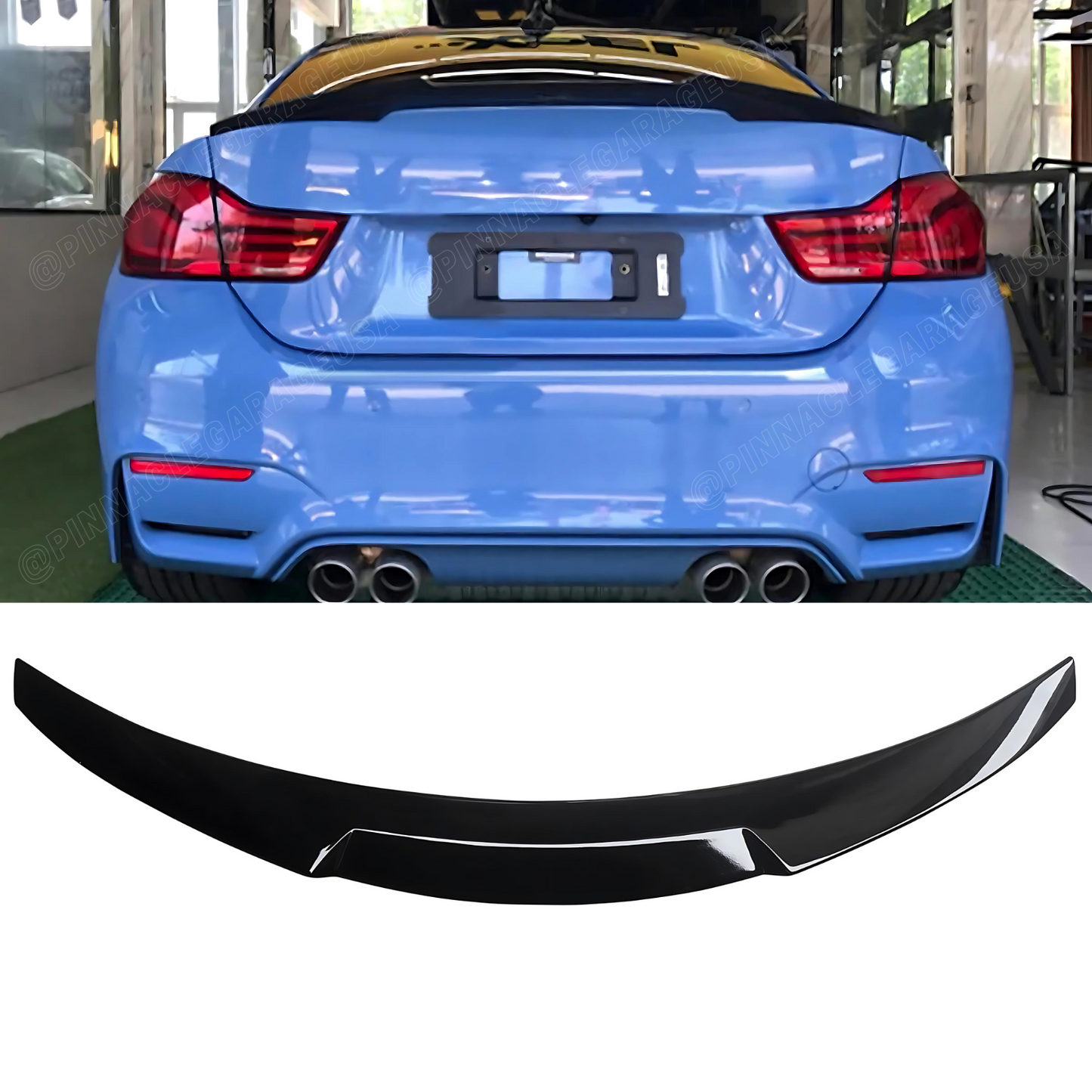 2014-2020 BMW 4 Series F32/ M4 F82 Coupe Rear M4 Style Trunk Spoiler