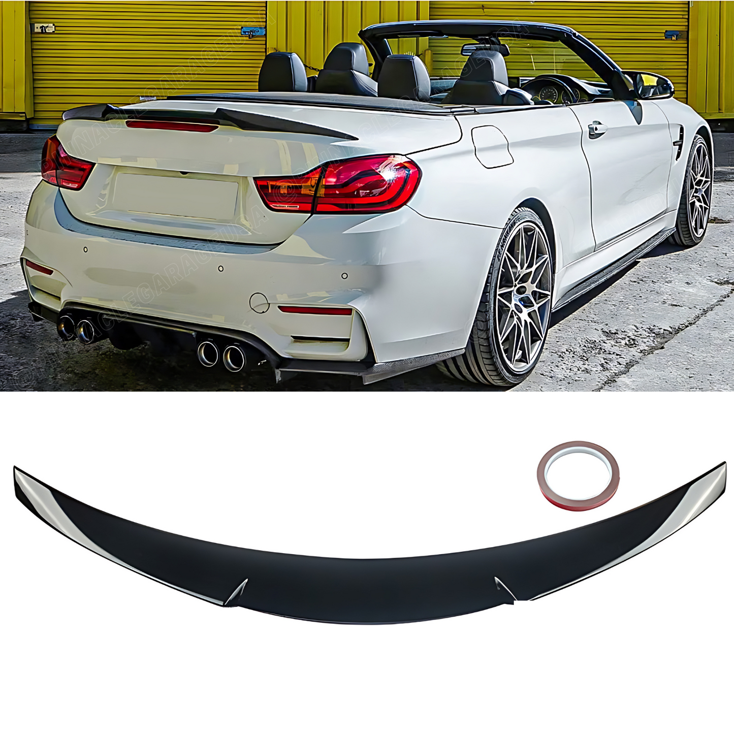 2014-2020 BMW 4 Series F33/ M4 F83 Convertible Rear M4 Style Trunk Spoiler
