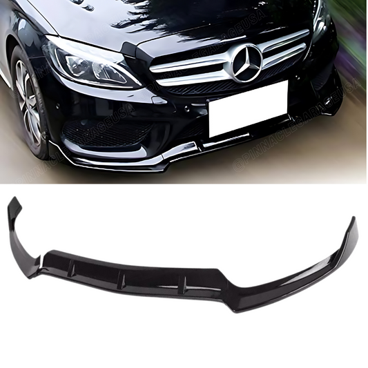 2015-2018 Mercedes Benz C-Class W205 Front Bumper Splitter Lip