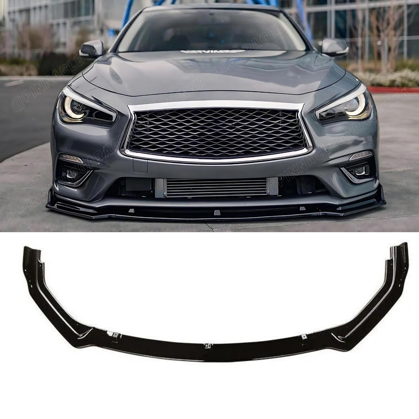 2018-2021 Infiniti Q50 Front Bumper Splitter Lip