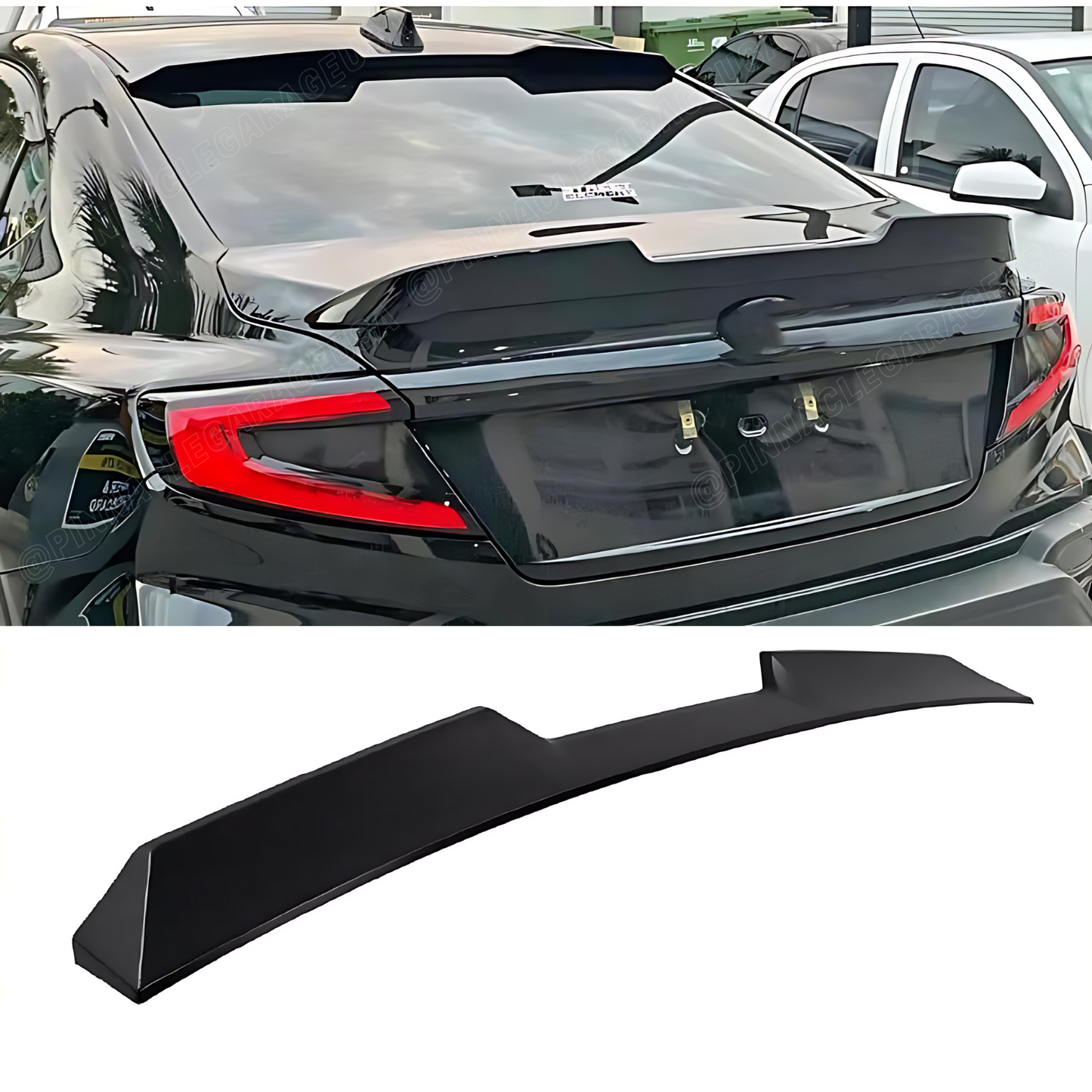 2022-2024 Subaru WRX VB Rear Window V Style Roof Spoiler