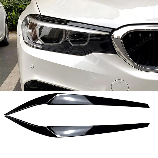 2018-2020 BMW 5 Series G30 Front Headlight Eyebrow Trim
