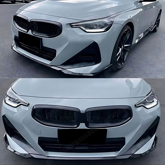 2022-2024 BMW G42 2 Series Front Bumper M Performance Style Lip Splitter