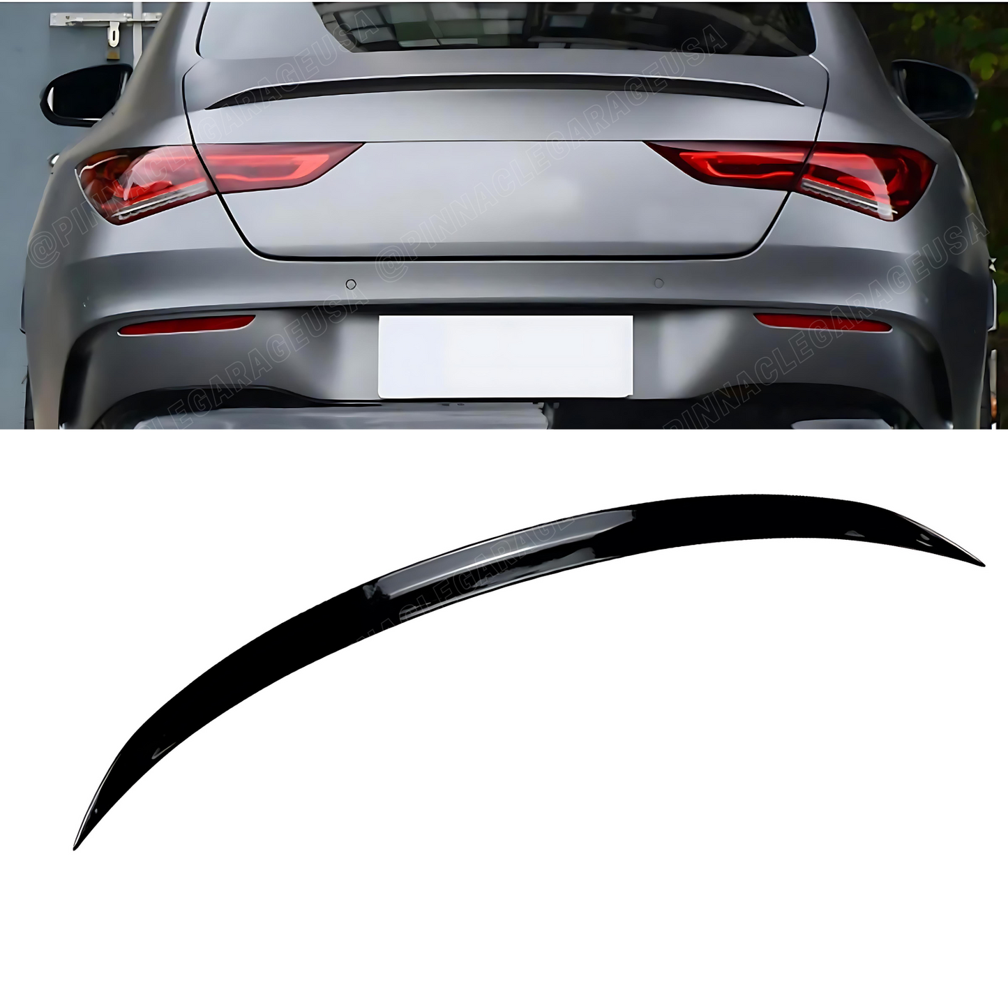 2020-2024 Mercedes Benz CLA Sedan W118 Rear AMG Style Trunk Spoiler