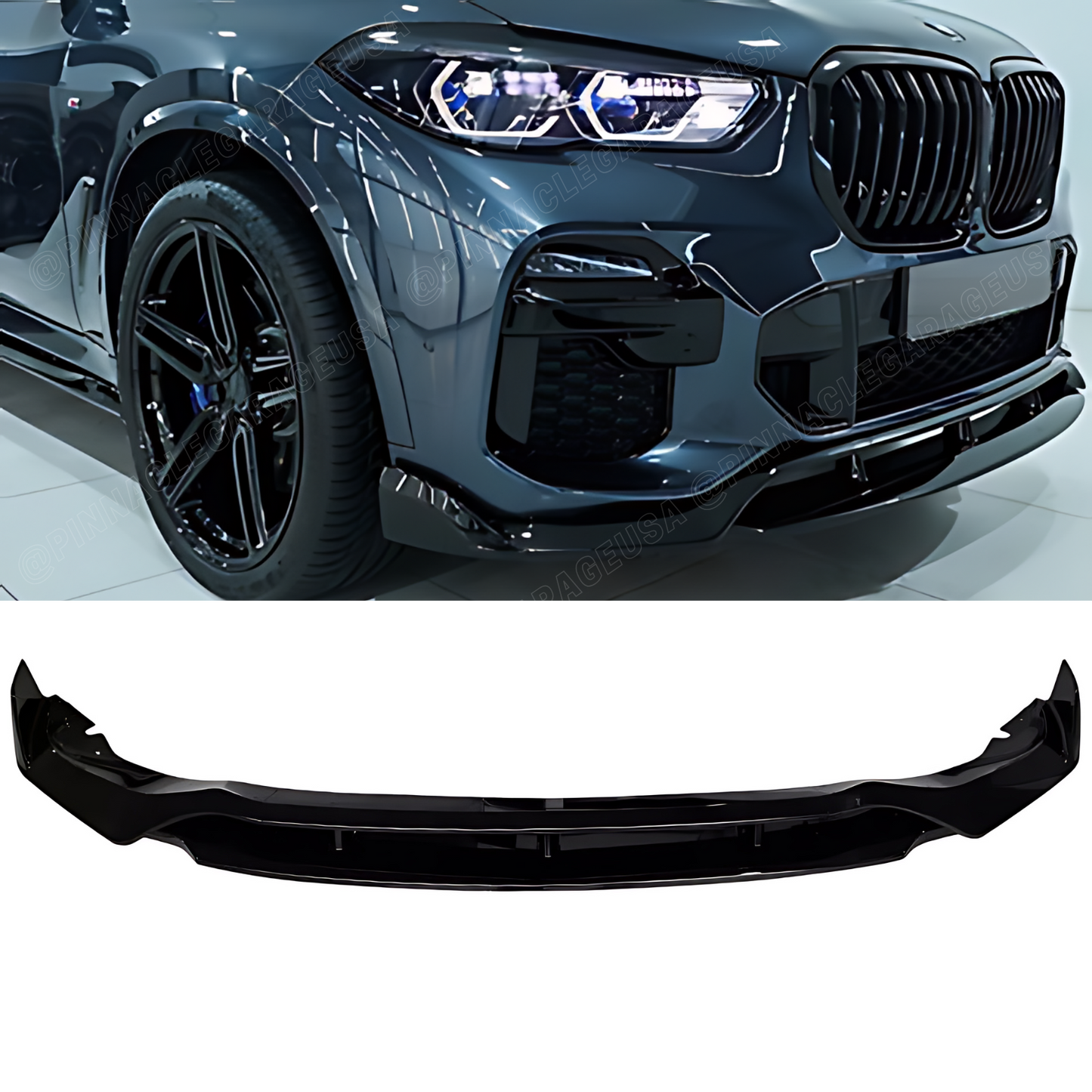 2019-2024 BMW X5 Series G05 Front Bumper M Sport Style Splitter Lip