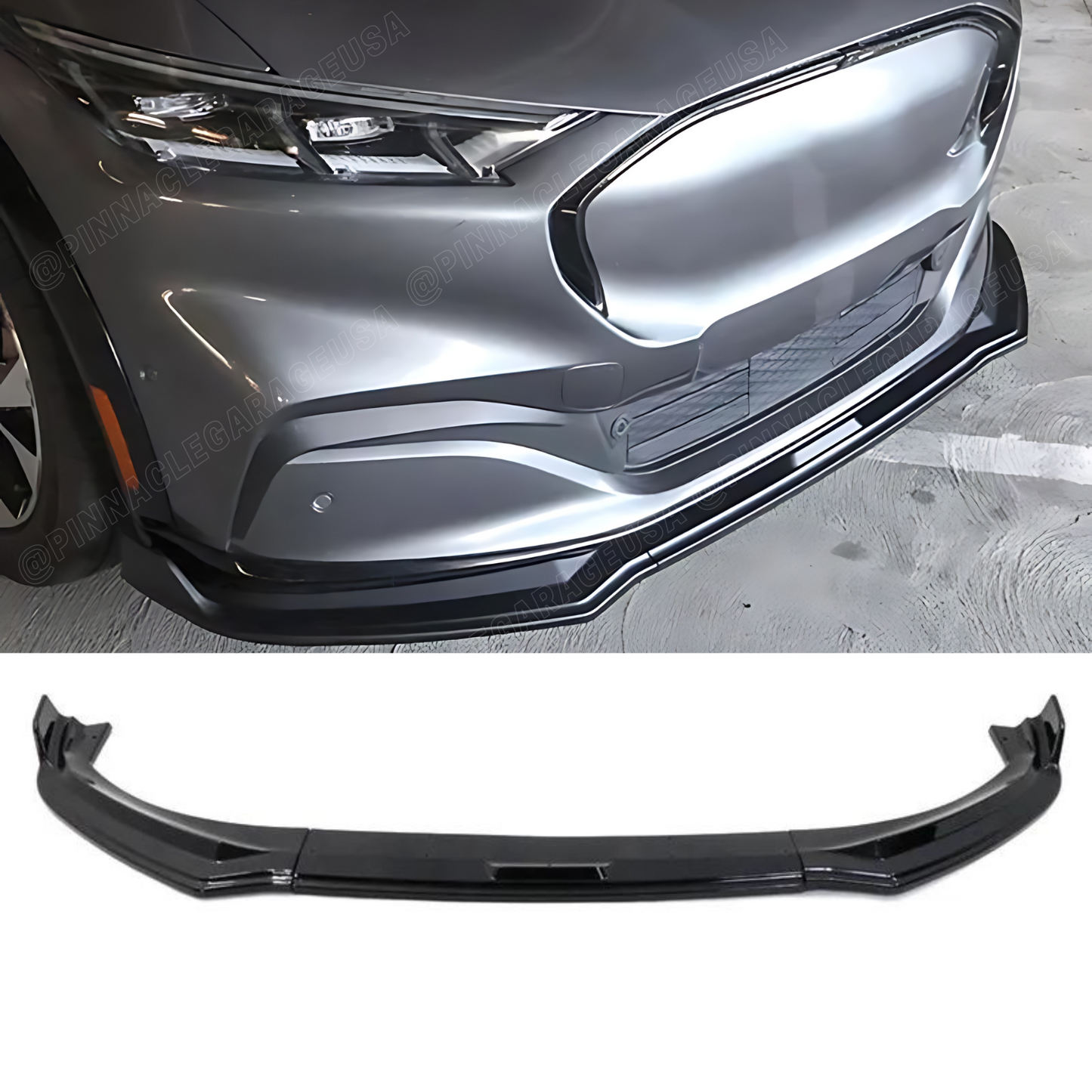 2021-2024 Ford Mustang Mach-E Front Bumper Lip Splitter