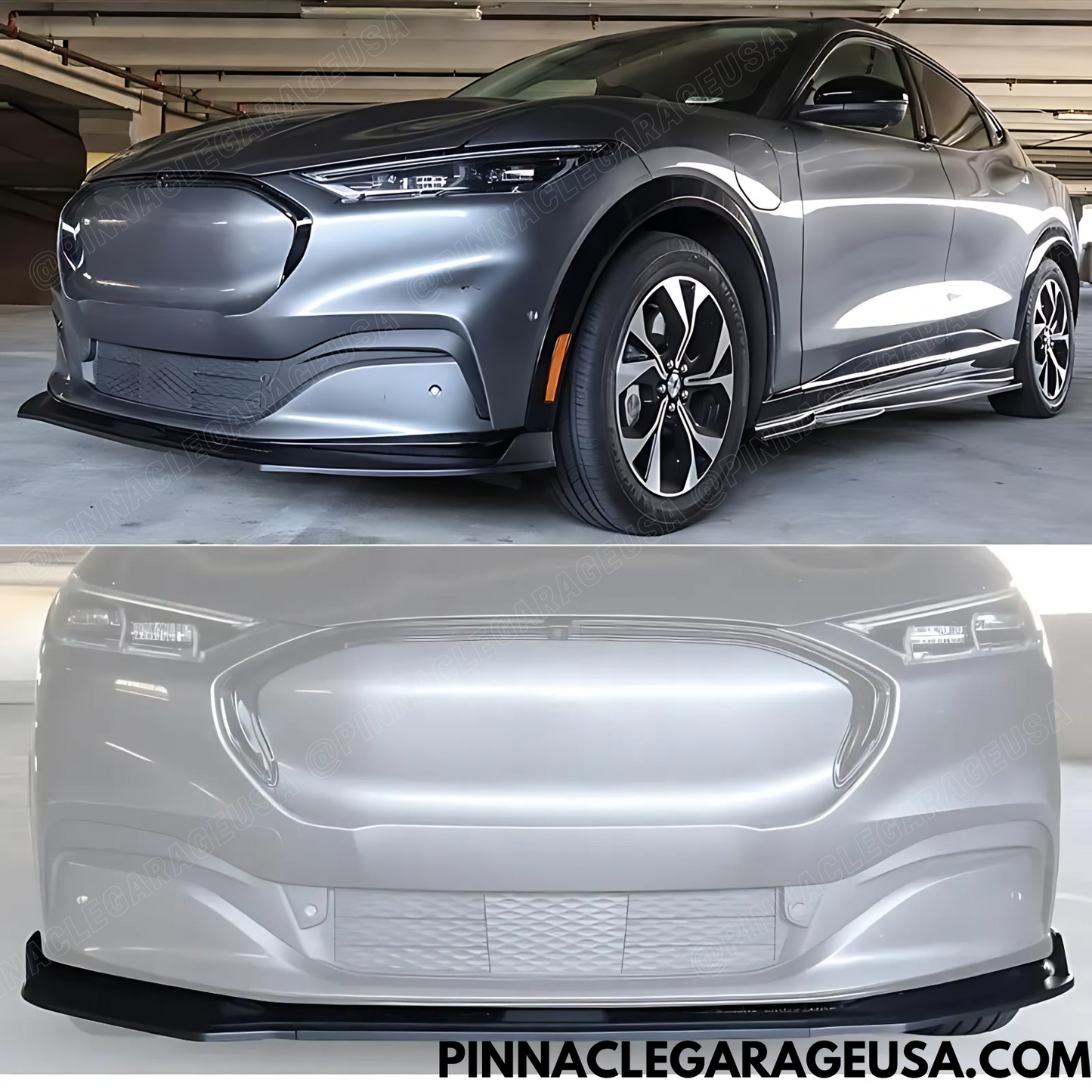 2021-2024 Ford Mustang Mach-E Front Bumper Lip Splitter