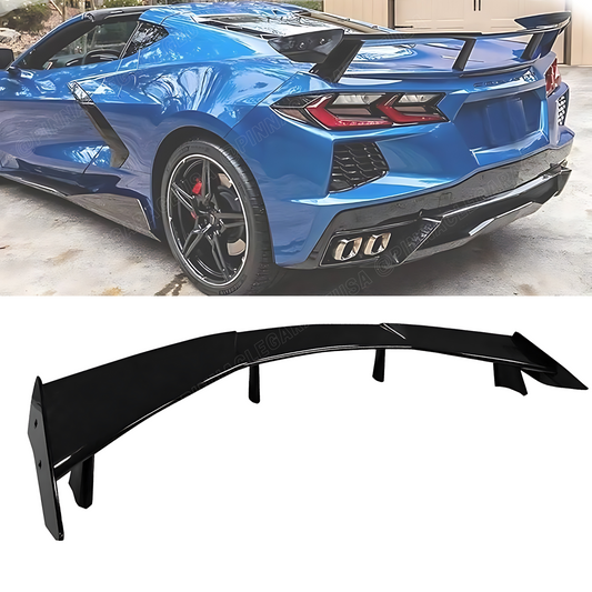 2020-2024 Chevrolet Corvette C8 Rear High Wing Style Trunk Spoiler