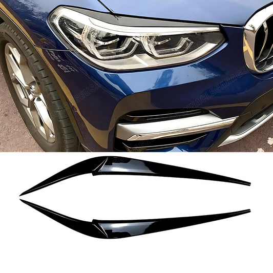 2018-2021 BMW X3 Series G01 Front Headlight Eyebrow Trim
