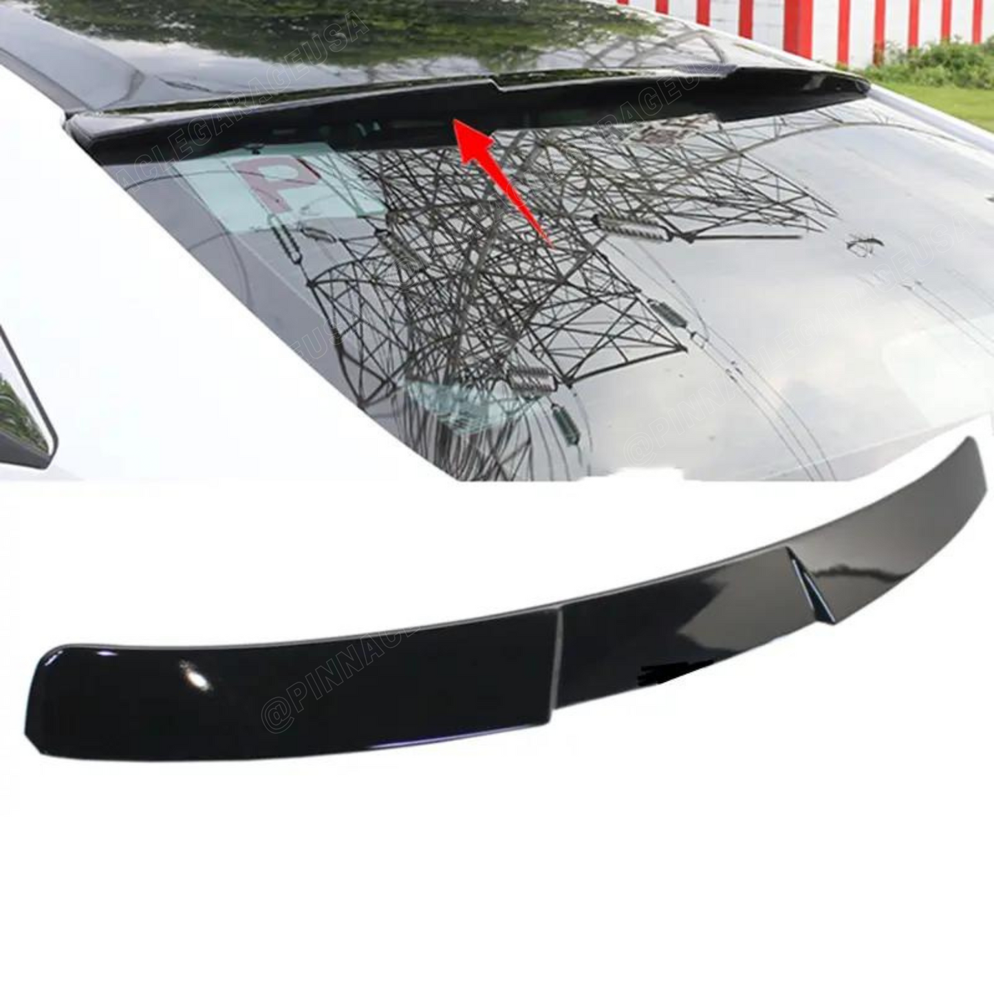2008-2016 Audi A4/ S4 Rear Window Roof Spoiler