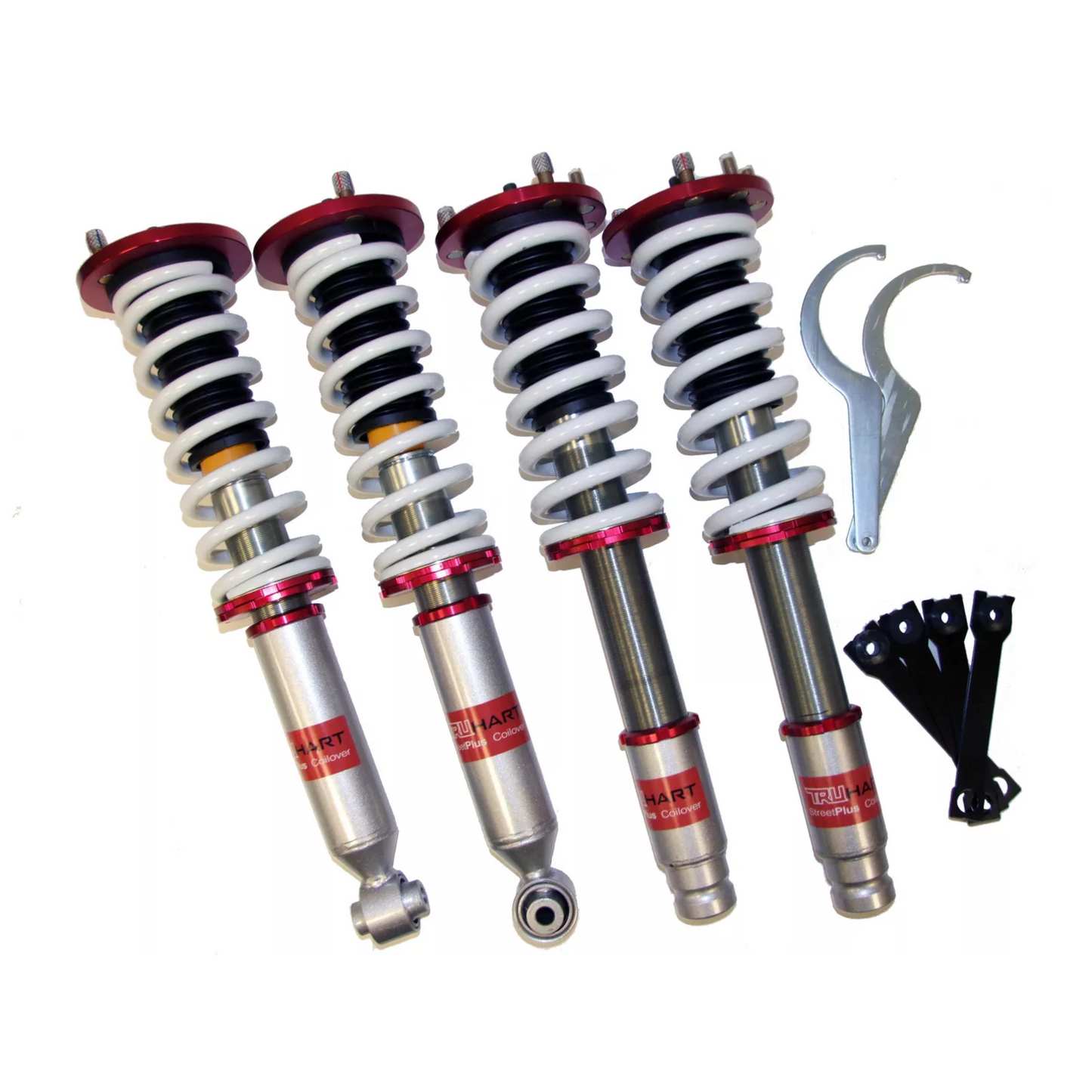 TruHart Streetplus Sport Coilovers w/ Aluminum Top Mounts for 2004-2008 Acura TL