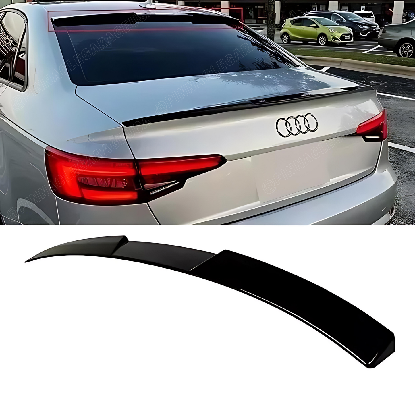 2017-2024 Audi A4 Rear Window RS Style Roof Spoiler