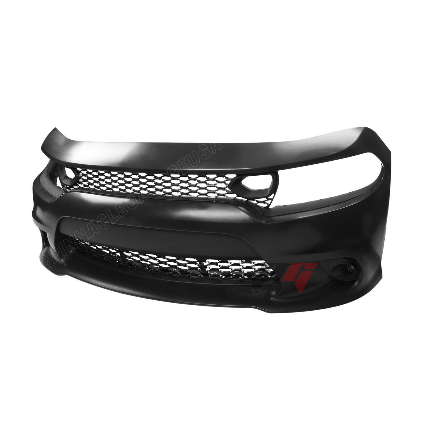 2015-2023 Dodge Charger To SRT Hellcat 2019 Style Front Bumper Cover Conversion w/ Fog Lights