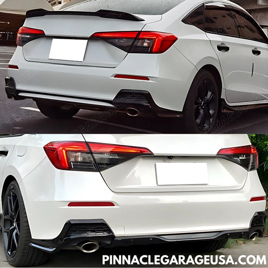 2022-2024 Honda Civic MD Style Rear Bumper Diffuser Spats