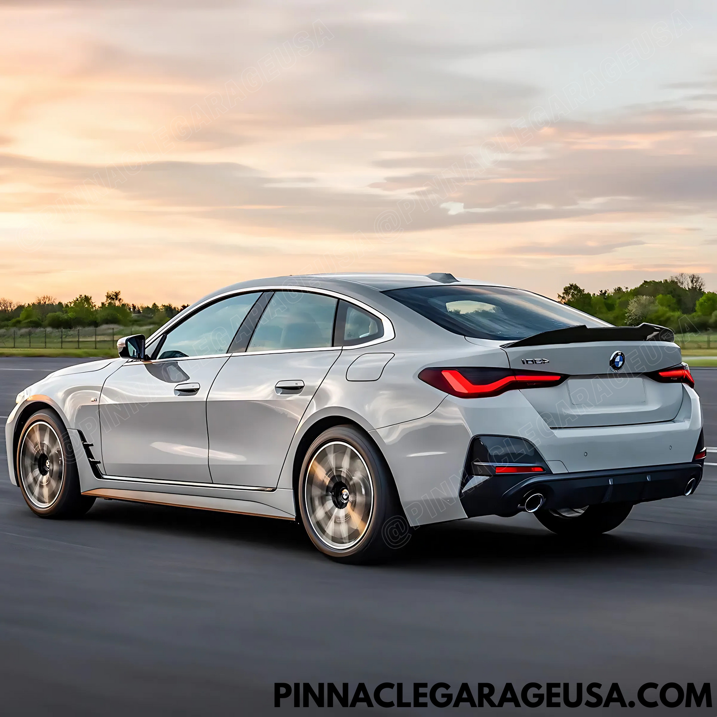 2021 -2024 BMW 4 Series Gran Coupe G26 Rear PSM Style Trunk Spoiler