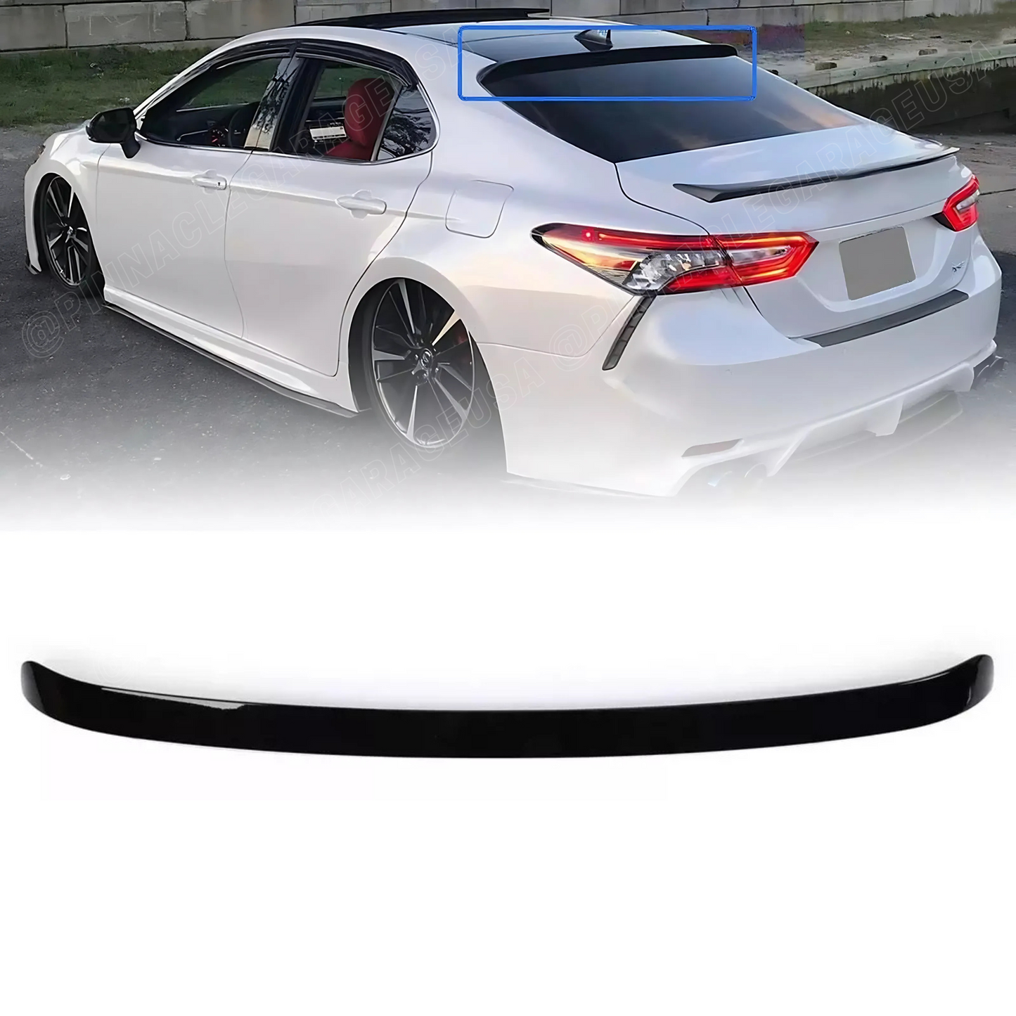 2018-2024 Toyota Camry LE/ SE/ XSE/ XLE Rear Window Roof Spoiler