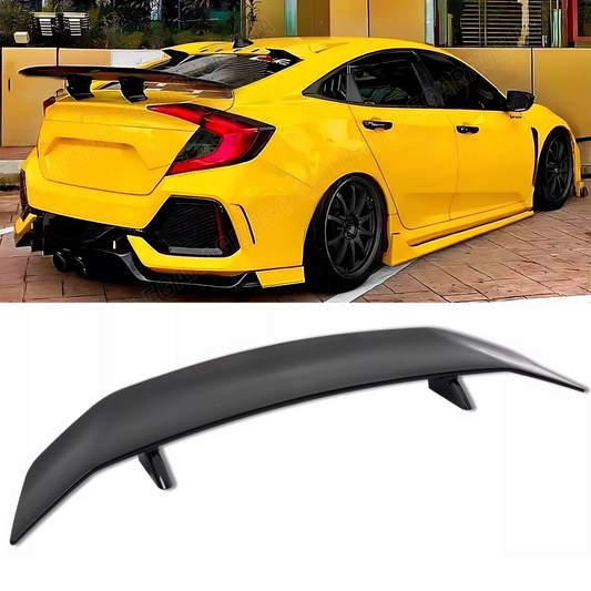 2016-2020 Honda Civic 10th Gen Coupe Rear R Style Trunk Spoiler Wing