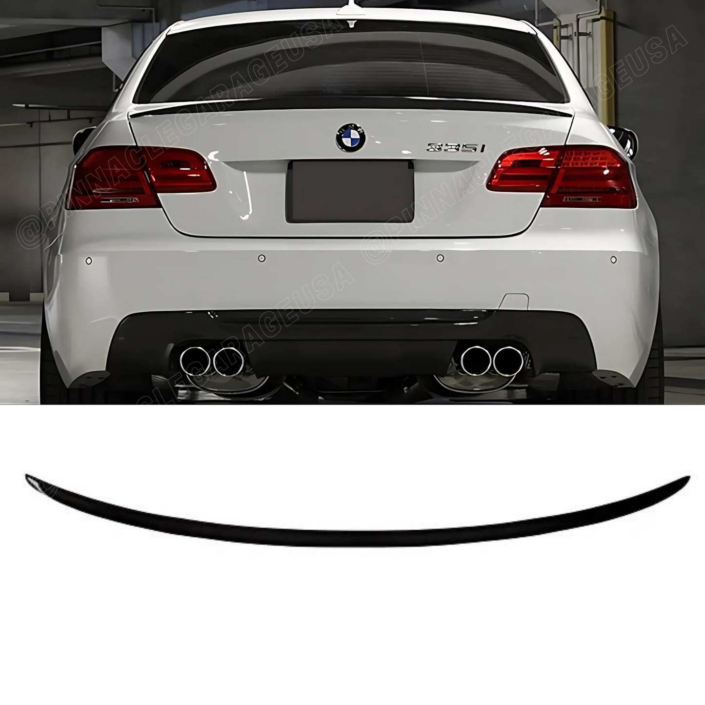 2007-2013 BMW 3 Series/ M3 E92 Rear OE M3 Style Trunk Lip Spoiler Wing