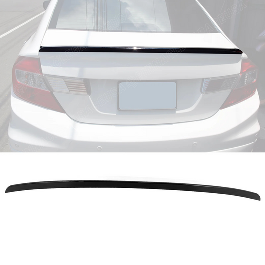 2012-2013 Honda Civic 9th Gen Sedan Rear Trunk Lip Spoiler