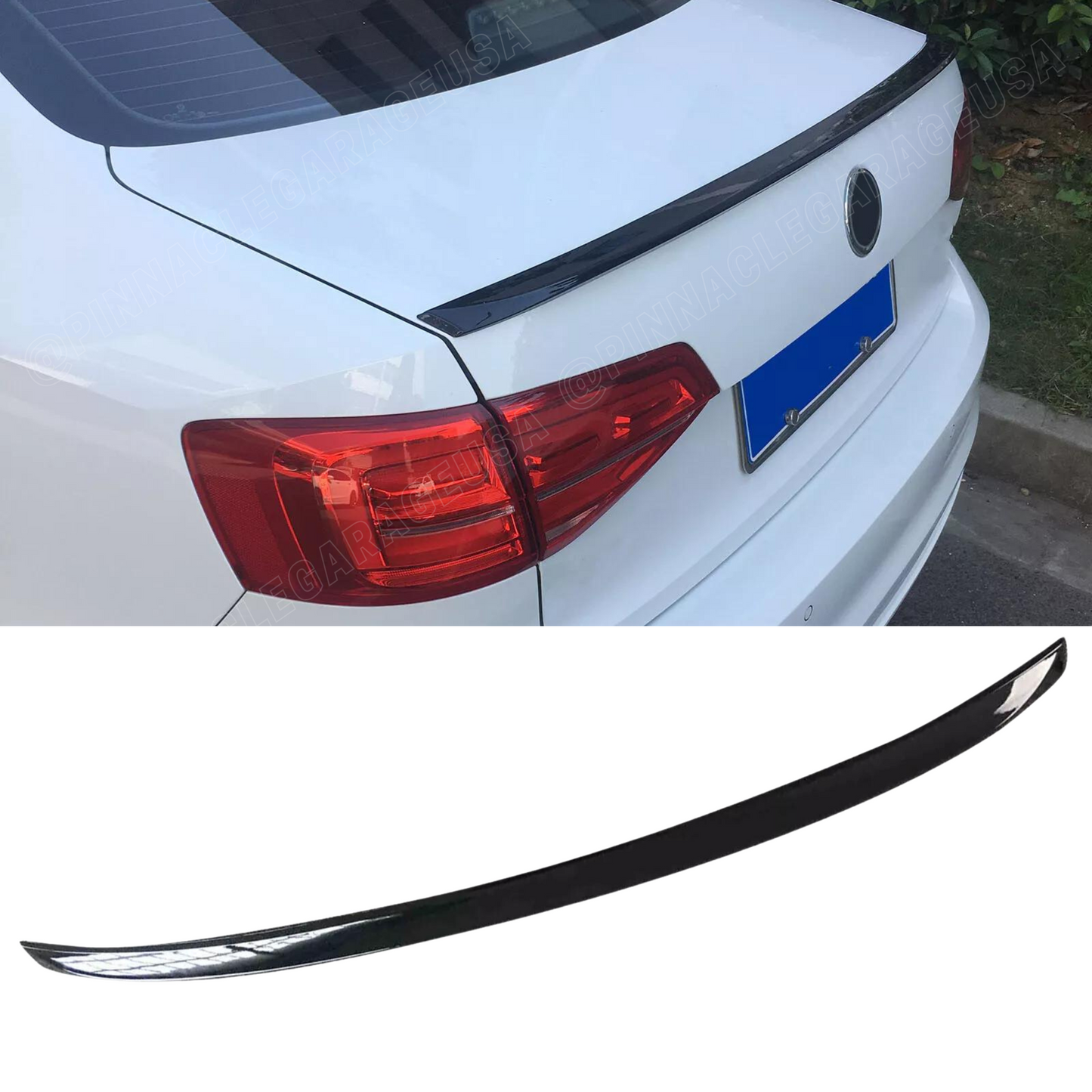 2011-2018 Volkswagen Jetta VI Rear Trunk Lip Spoiler