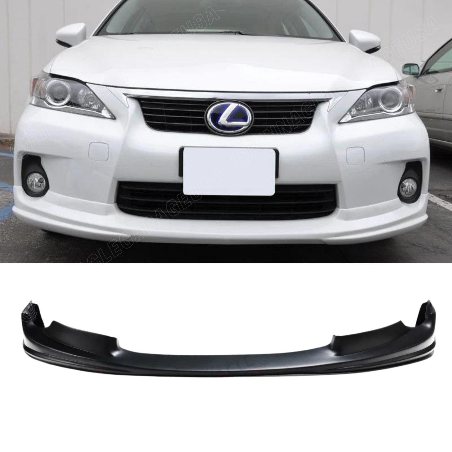 2011-2013 Lexus CT200h Tom's Style Front Bumper Splitter Lip