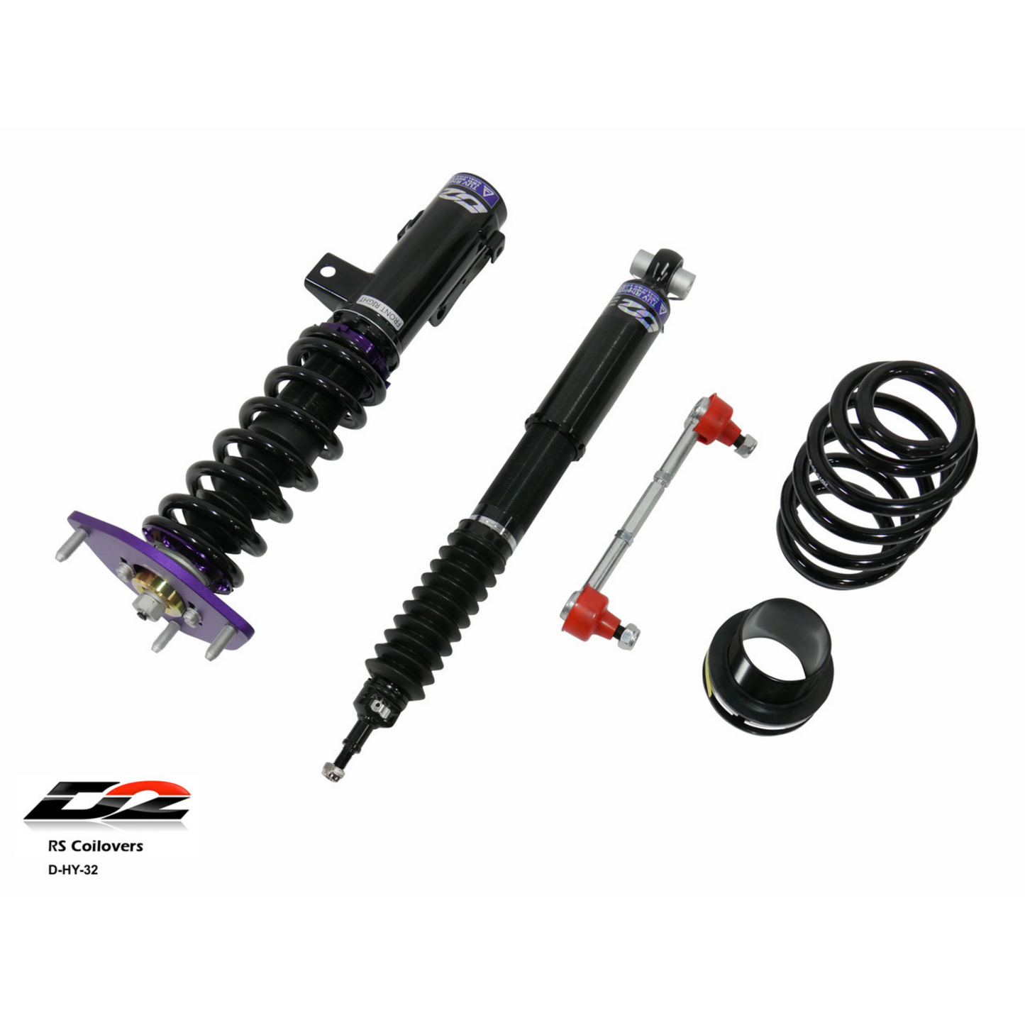D2 Racing RS Coilovers for 2017-2020 Hyundai Elantra / 19+ Kia Forte (EXCL Hatchback) - (D-HY-32)